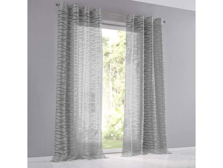 Ösenschal Enya 225cm Grau