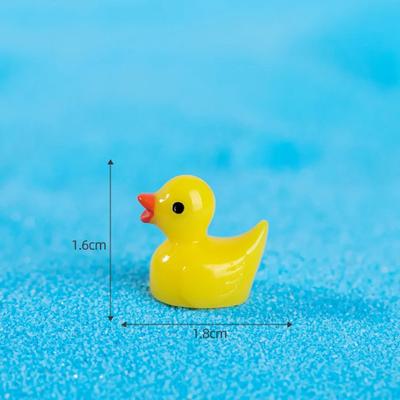 Uplift Treasures 200PCS Mini Yellow Resin Ducks Fairy Garden Craft Set yellow 200pc
