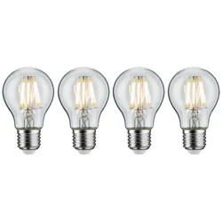 Paulmann 5084 Bundle 4xLED Filament E27 7W wie 60W klar 2700K warmweiß dimmbar