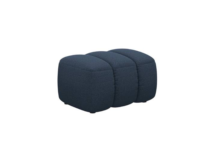 Design Sitzpouf Kimi Strukturstoff Blau chosen by Bloomingloft