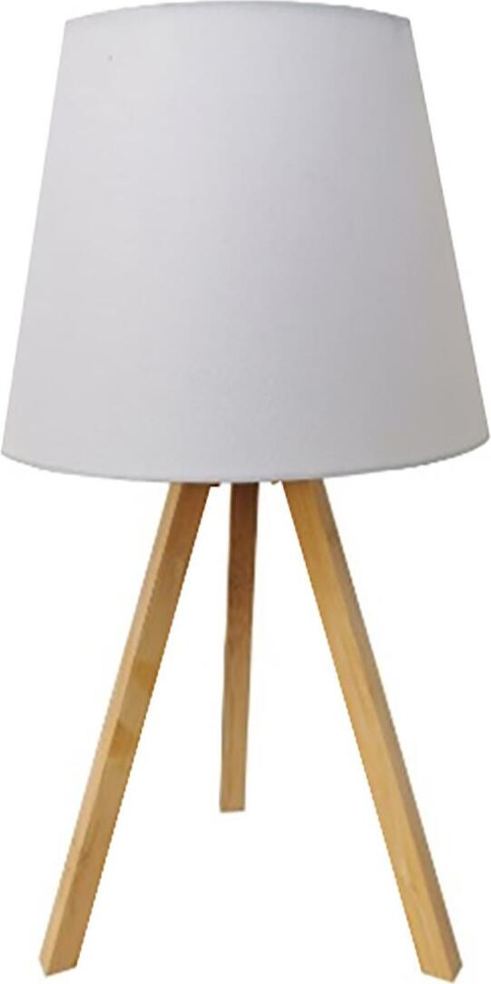 Unilux KATY LED-tafellamp met wit bamboe frame