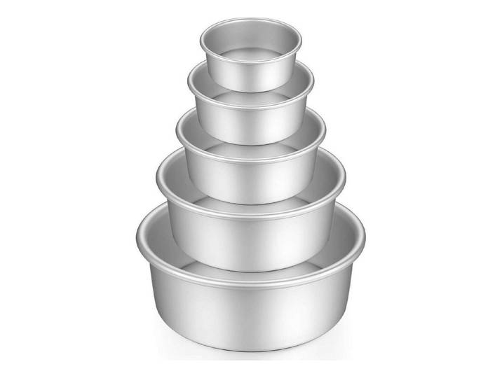 LuxusKollektion Springform Kuchenform Rund Backformen Set aus Eloxiertem Aluminium