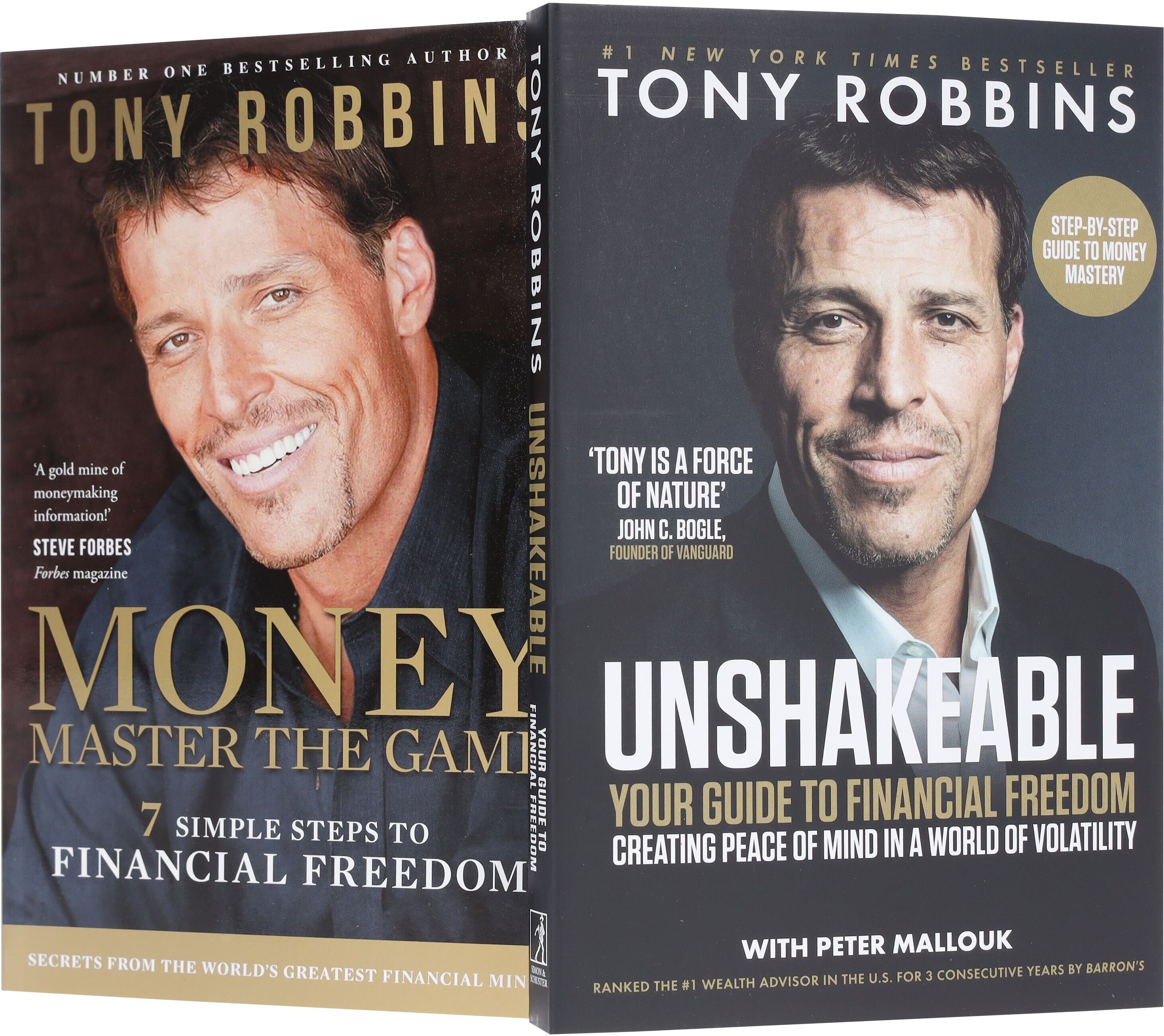 Tony Robbins Collection (Unshakeable: Your Guide to Financial Freedom & Money Master the Game) 2 Books Set - Non Fiction - Paperback Simon & Schuster