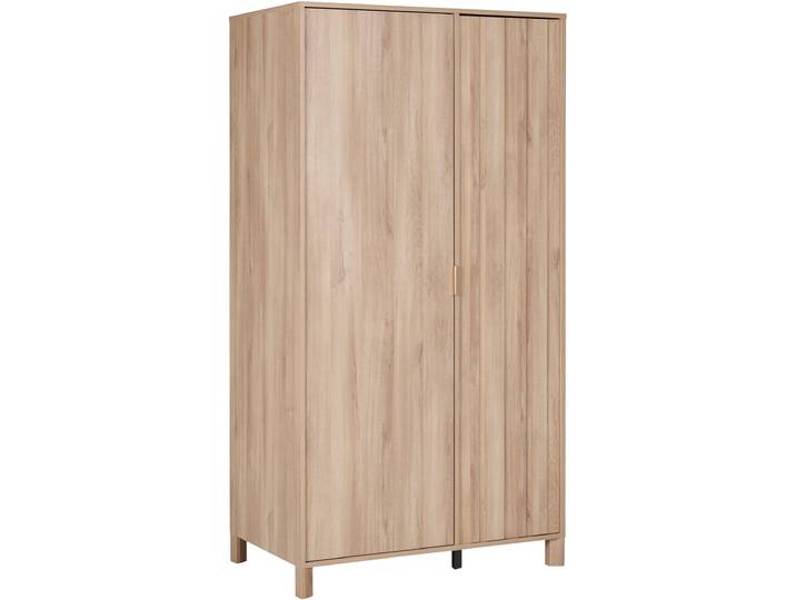 Kleiderschrank, Spanplatte, Eiche Bocage Nachbildung, 101×194×60 cm, 2 Türen & 2 Kleiderstangen, GAMI