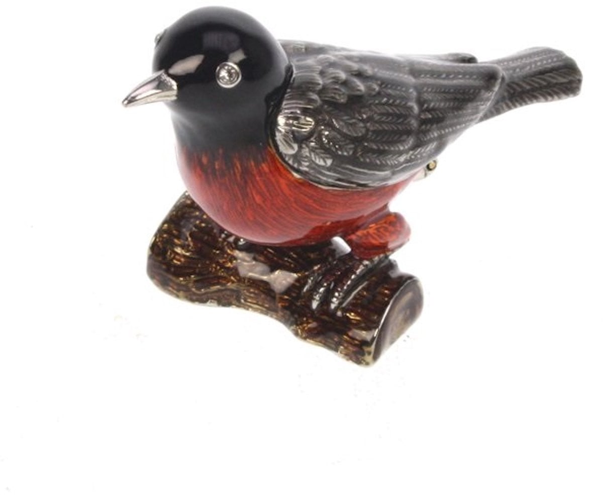 Doosje Vogel B/D/H: 4 x 3 x 6 cm