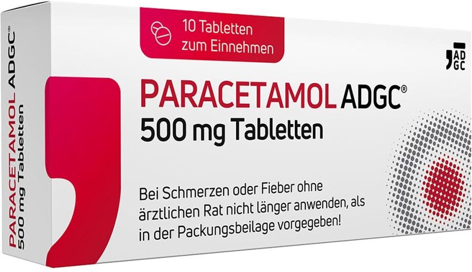 Paracetamol ADGC 500 Mg Tabletten 10stk