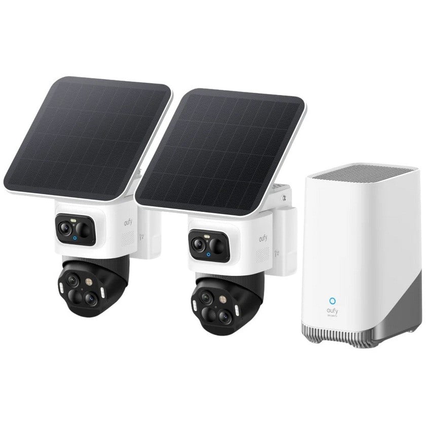 Eufy eufyCam S4 2-Cam Kit met Homebase 3 IP-camera set