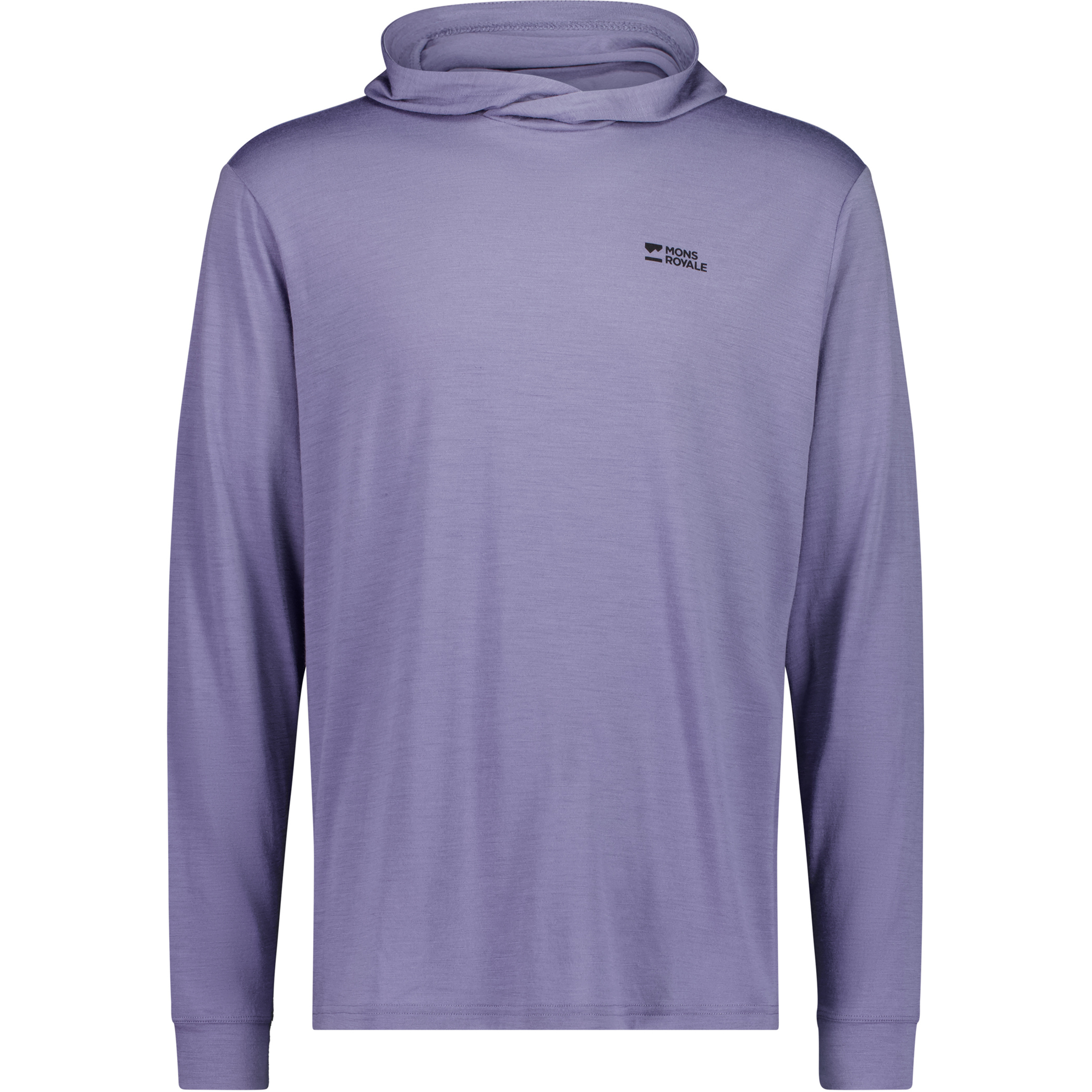 Mons Royale Pivot Merino Herren Hoodies blau Größe L Trekking Schnell trocknend Merinowolle