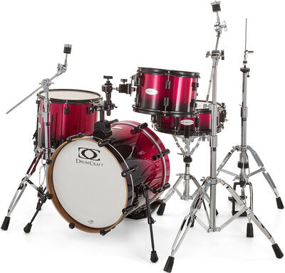 DrumCraft Series 6 Jazz Purple Sparkle Black to Purple Fade Sparkle