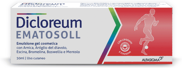 Dicloreum Ematosoll Gel Antidolorifico In Caso Di Dolori Muscolari, Dolori Articolari, Taumi 50 ml