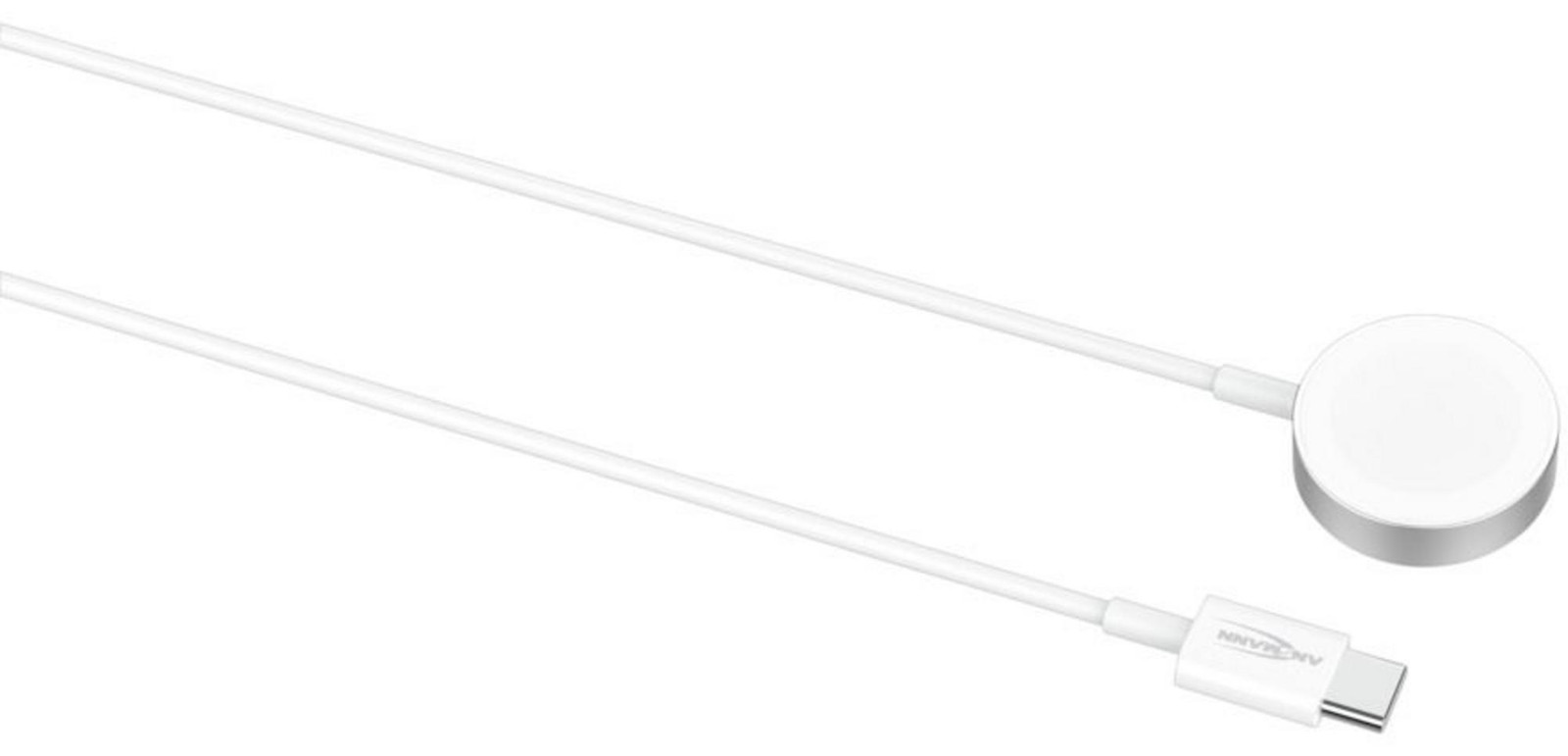 ANSMANN Apple Watch-oplaadkabel, magnetische USB-C snellaadkabel