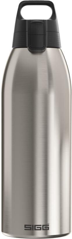 Thermoflasche SIGG "Shield One 1500 ml", silber, Trinkflaschen, Kinder, 1.500ml, Edelstahl, Thermoflasche, H:32,4cm silber 1.500ml