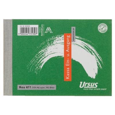 Ursus Style Kassenbuch KEA611 A6 quer 100 Blatt