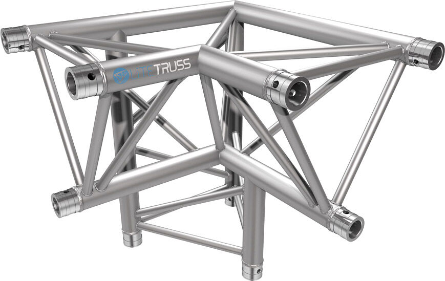 Litetruss H43d-C013 3-Weg Winkel 90° Spitze Unten Links