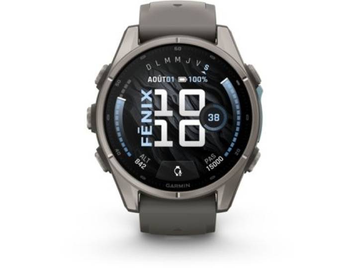 Garmin - Montre Sport Fenix 9 - 43mm Titane / Gris