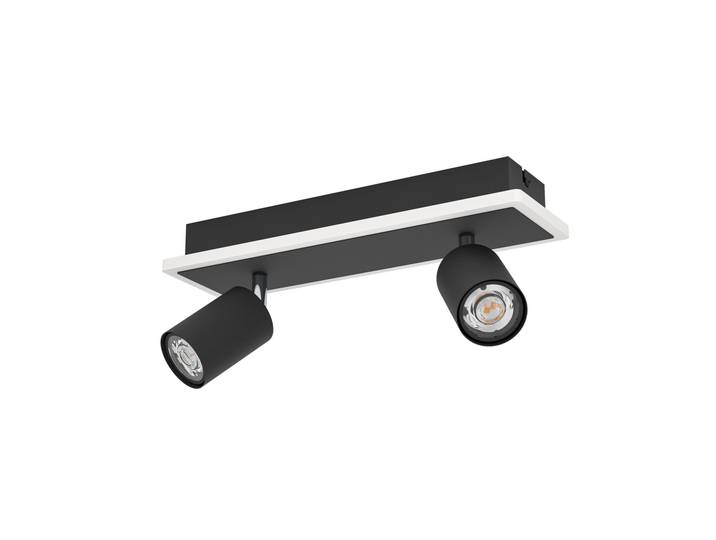 Eglo LED Plafonnier Rimbocchi 1 2x 35W\, 1500 lm\, 3000K\, ww\, noir