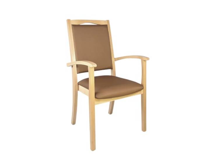Erides Alexander Hochlehner Seniorenstuhl – Ergonomischer Armlehnenstuhl für Senioren und Pflege