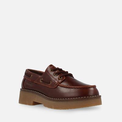 Bootsschuh WRANGLER "ZEYA WOMEN LOW", Damen, Gr. 41, tortoise shell, Synthetik, Schuhe Bootsschuh