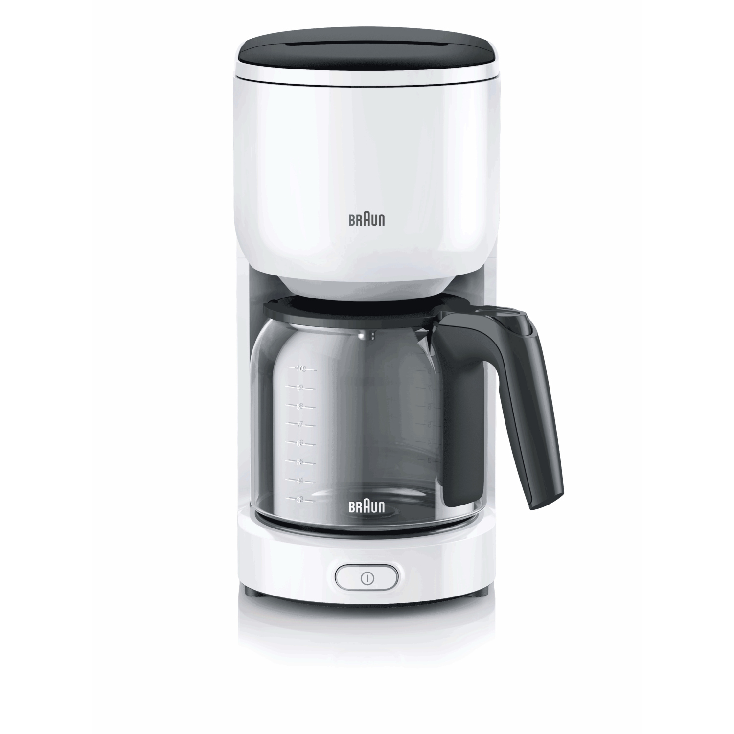 Braun KF 3120 WH PurEase Filterkaffeemaschine, weiß