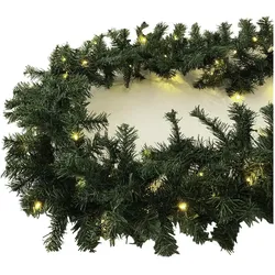 Inda-Exclusiv, Weihnachtsbeleuchtung, XXL LED Tannengirlande 810cm mit 100 LED