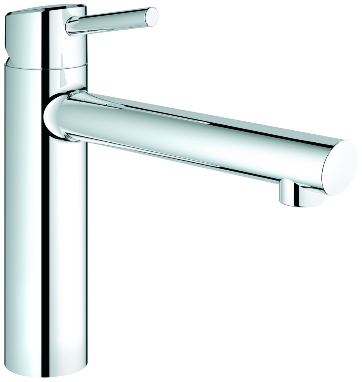 GROHE EH-SPT-Batterie Concetto 31210 mittelh. Ausl. Vor-Fenster-Montage chrom 31210001