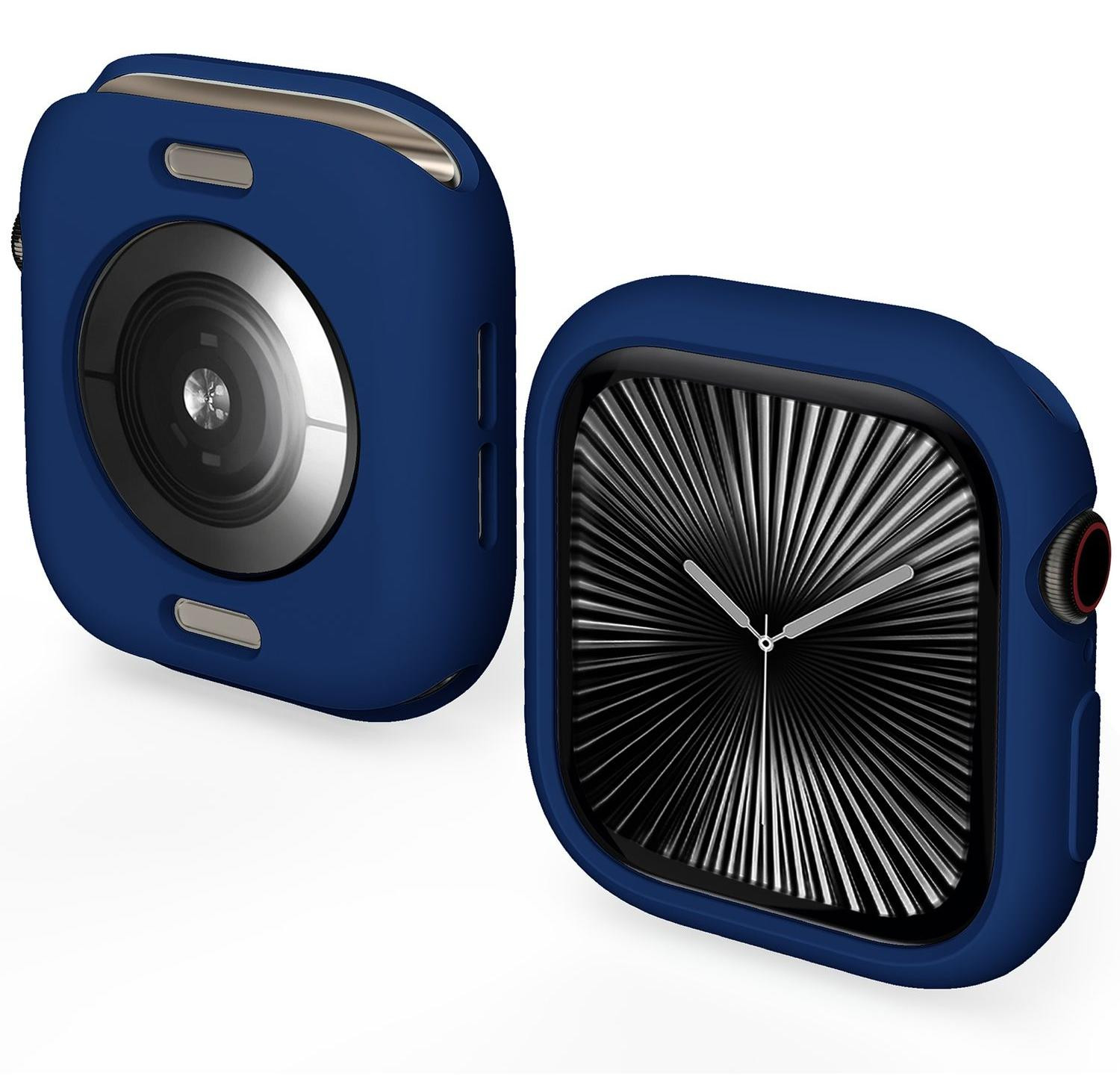 Candy Design TPU hoesje voor Apple Watch Series 10 46mm, donkerblauw