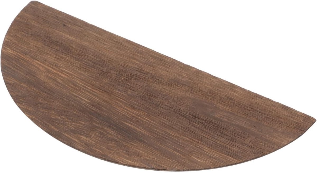 Donkerbruine houten wandplank - Zwevend rek voor decoratie en opslag