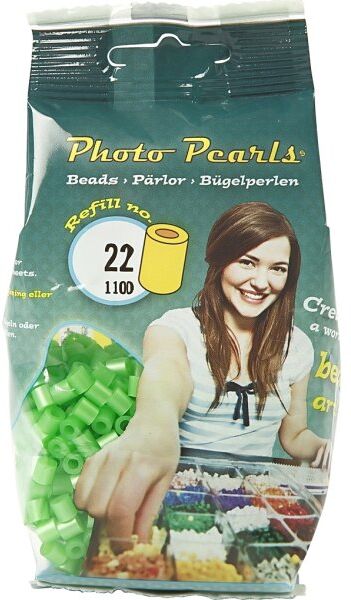 Photo Pearls Rørperler   1100 Stk.   Grøn P. (22)