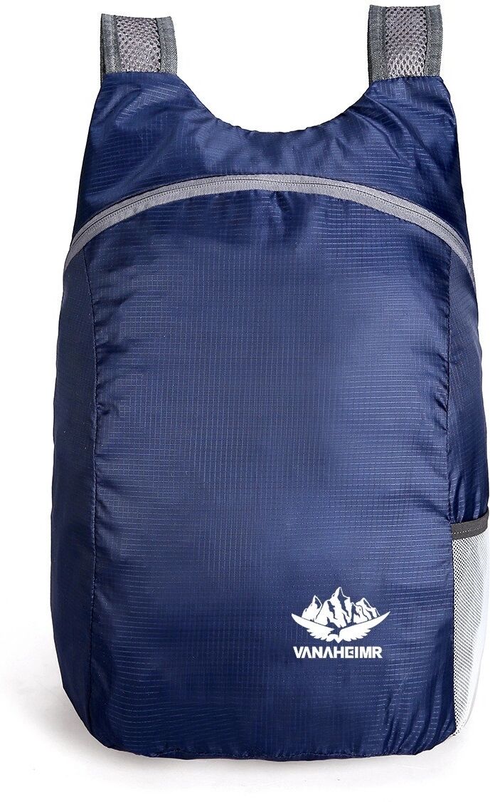 INF Faltbarer Skin-Pack-Rucksack – leichter, wasserdichter Reiserucksack in mehreren Farben Navy blau