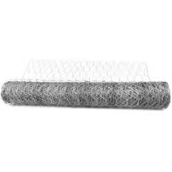 POWERTEC GARDEN Drahtgitter verzinkt, ca. 5 x 0,5 m
