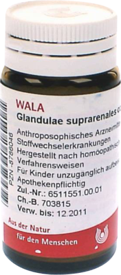 WALA Heilmittel GmbH GLANDULAE SUPRARENALES comp.Globuli 20 g 08786046