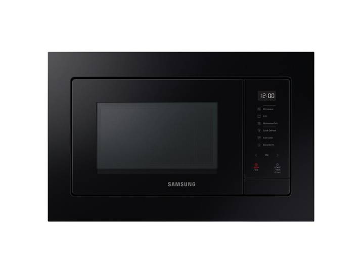 Samsung Einbaumikrowelle, Schwarz, Metall, Glas, 48.9x27.5x36.2 cm, Digitaldisplay, Grillfunktion, Tageszeitanzeige, Auftaufunktion, Automatik-Kochprogramme, Signalton, Timerfunktion, Kindersicherung, Küchen, Küchenelektrogeräte, Mikrowellen
