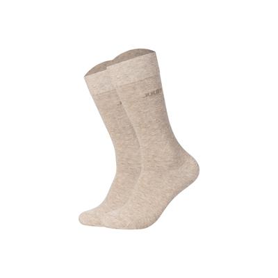 Kurzsocken JOOP "Socken Unisex premium essential organic cotton Socks 2p 2er Pack", Damen, Gr. 39-42, beige, Obermaterial: 62% Baumwolle CO(Bio). 36% Polyamid PA. 2% Elasthan EL., Socken