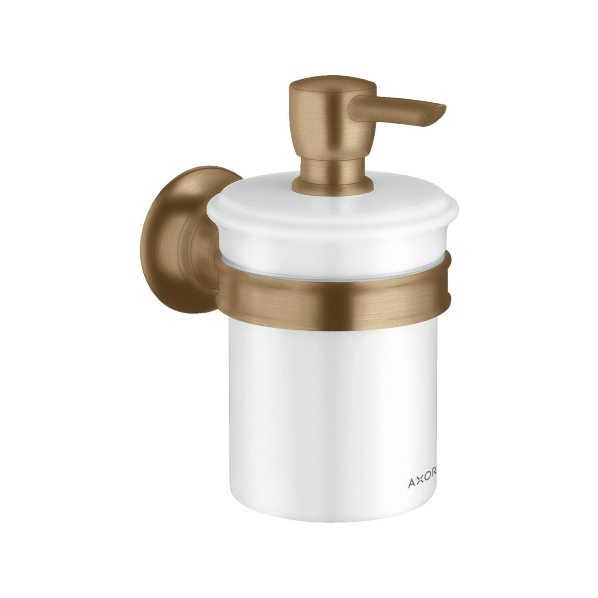 hansgrohe Lotionspender Axor Montreux Gl., Ha. Met., Wandmont., brushed bronze (42019140)
