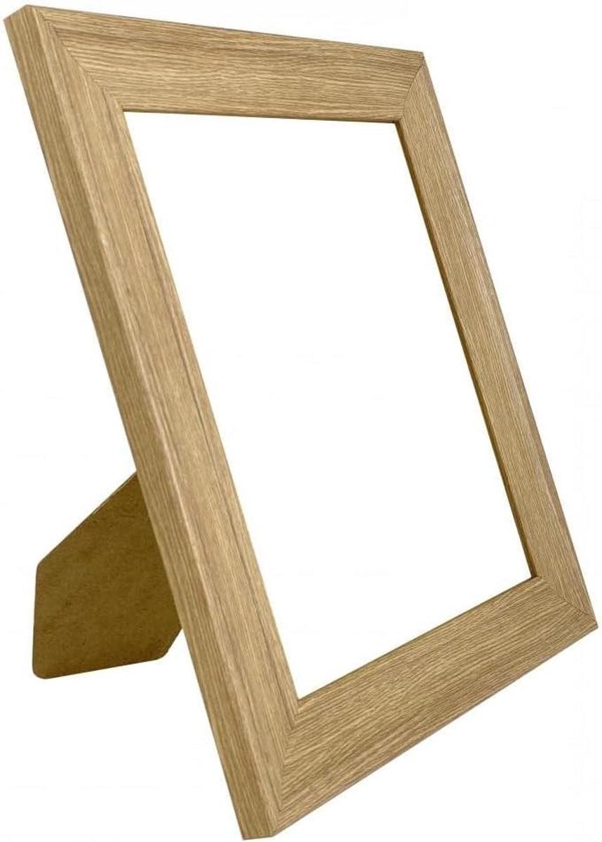 Fotolijst Eiken - Scandi Posterlijst voor Muurdecoratie - 10 x 10 Inch - Eiken