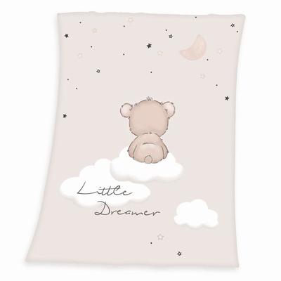 babybest® 1540204014 - Little dreamer Soft-Peachdecke, 75 x 100 cm, 100% Polyester