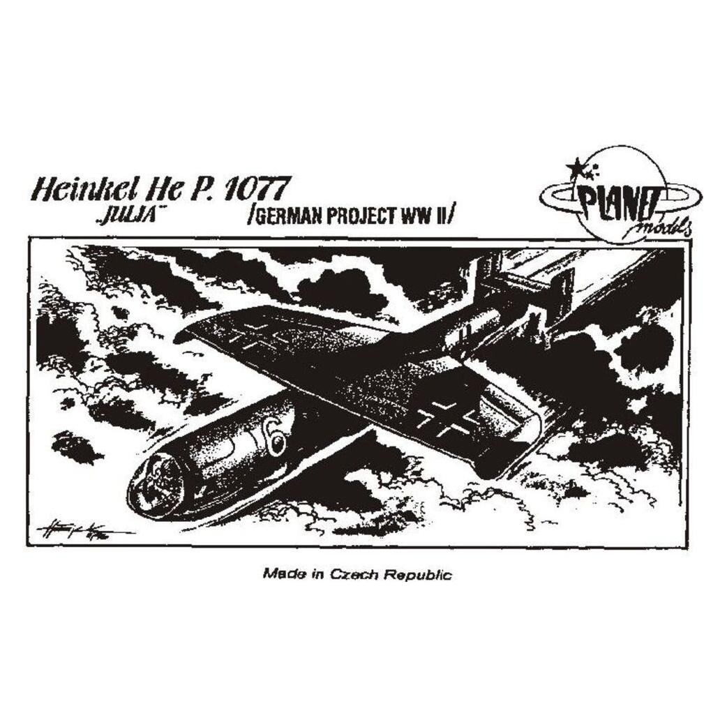 Planet Models Heinkel He P 1077 Julia (129-PLT012)