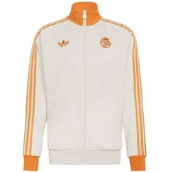 ADIDAS Herren Fanjacke FC Bayern München Originals Track Top, Größe M in Grau Grau