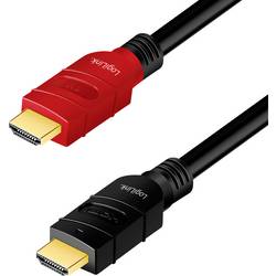 LogiLink HDMI AV Anschlusskabel [1x HDMI-Stecker - 1x HDMI-Stecker] 10 m Schwarz CHV0100