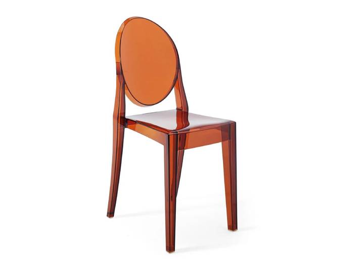 Kartell - Victoria Ghost Stuhl, bernstein