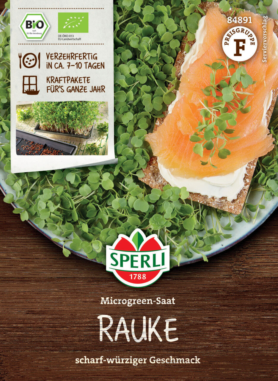 Sperli BIO Microgreen-Saat Rauke