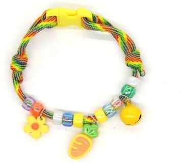 Uplift Essentials Fashion Braided Pet Necklace With Lucky Bell style C
