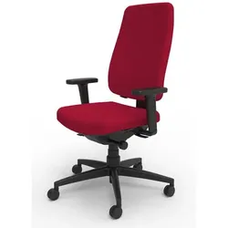 Bürodrehstuhl rot favorite 441-3 mit Armlehnen