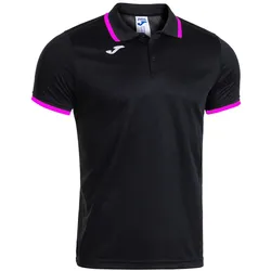 JOMA Combi Premium Poloshirt 118 - schwarz/fluorrosa S
