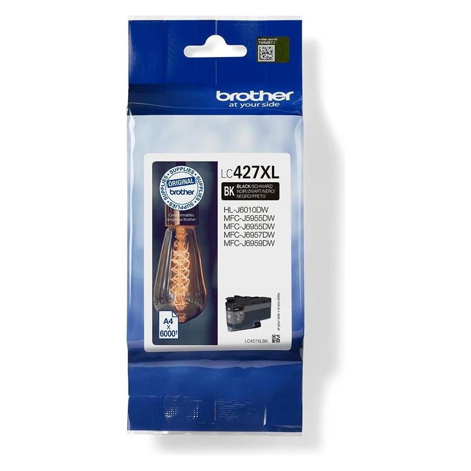 Brother Tintenpatrone HY schwarz (BK) (LC-427XLBK)