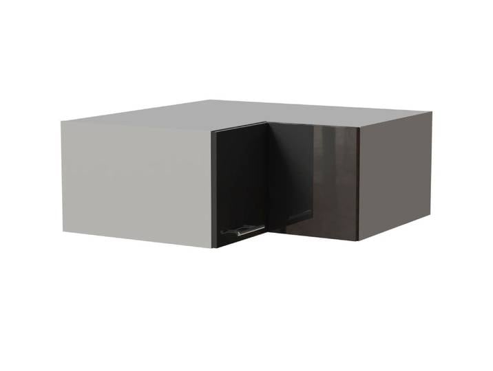 Feldmann-Wohnen Klapphängeschrank Essen (W14/90/36, 2-türig, innen 1 Fach, 1-St., Küchenhängeschrank) 90x90x36cm grau - graphit Hochglanz (ES-W14/90/36)