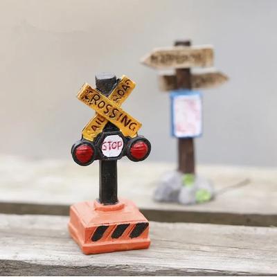 Inspire Select Enchanted Mini Fairy Garden Figurines Set Whimsical DIY Fairy Garden Accessories For Miniature Landscaping & Dollhouse stop Board 1 Pc