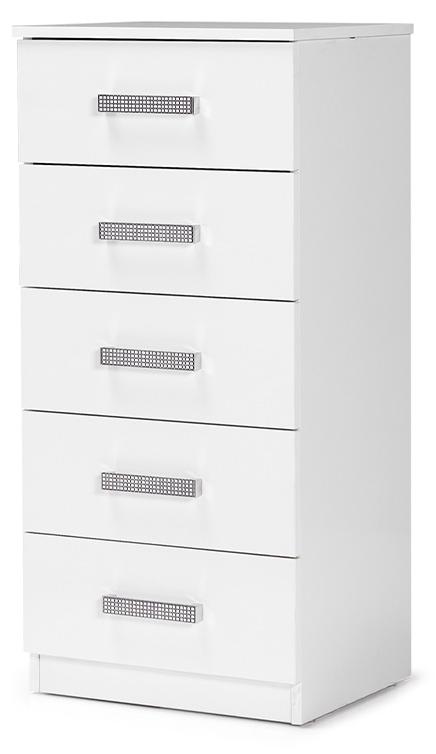 Kommode Holzschrank Schrank mit 2 Schiebetüren Holz Weiß Anbauschrank