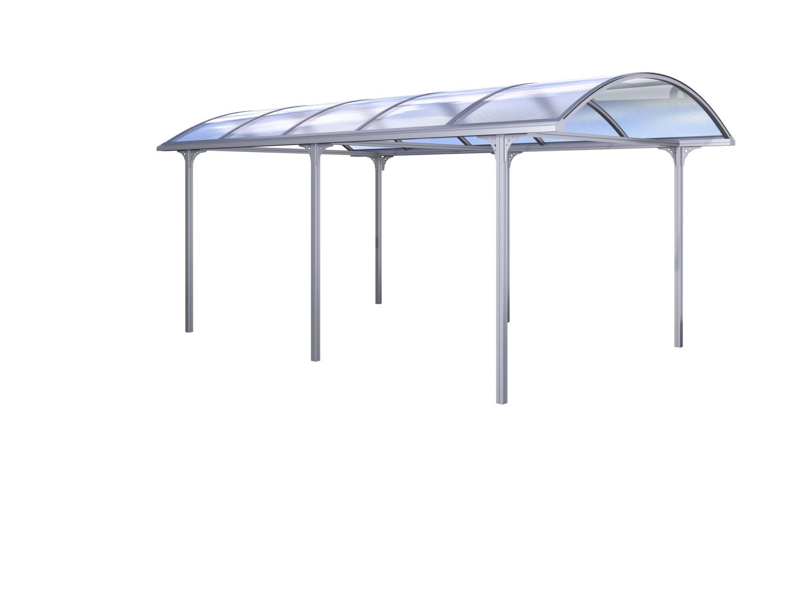 KGTKREATIVGA Carport Typ Elbe, silber 16885886