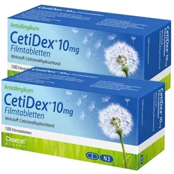 CetiDex® 10mg Antiallergikum Doppelpack 2X100 St